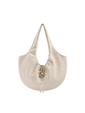 Cloud Hobo Shoulder Bag - White