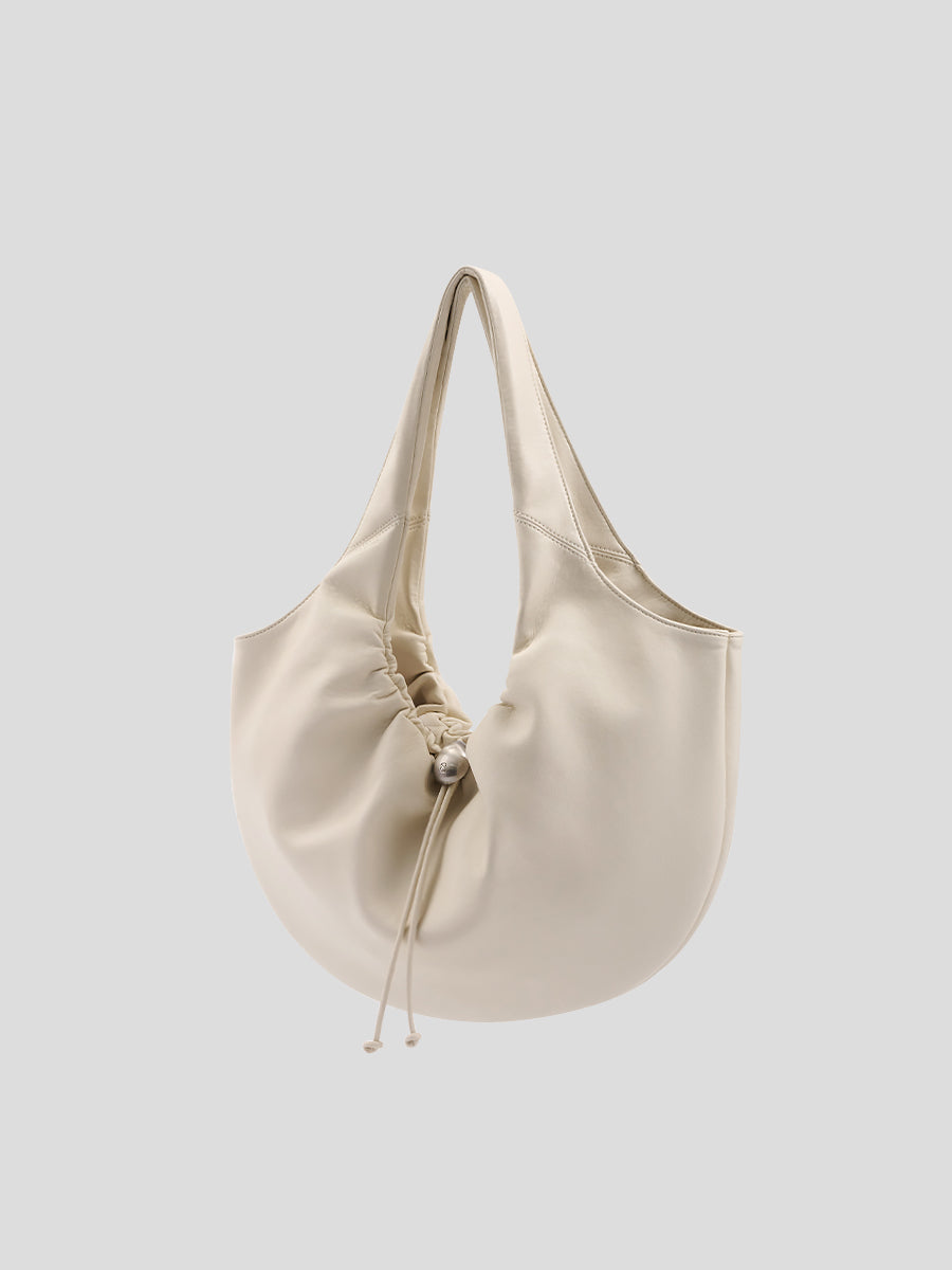 Cloud Hobo Shoulder Bag - White