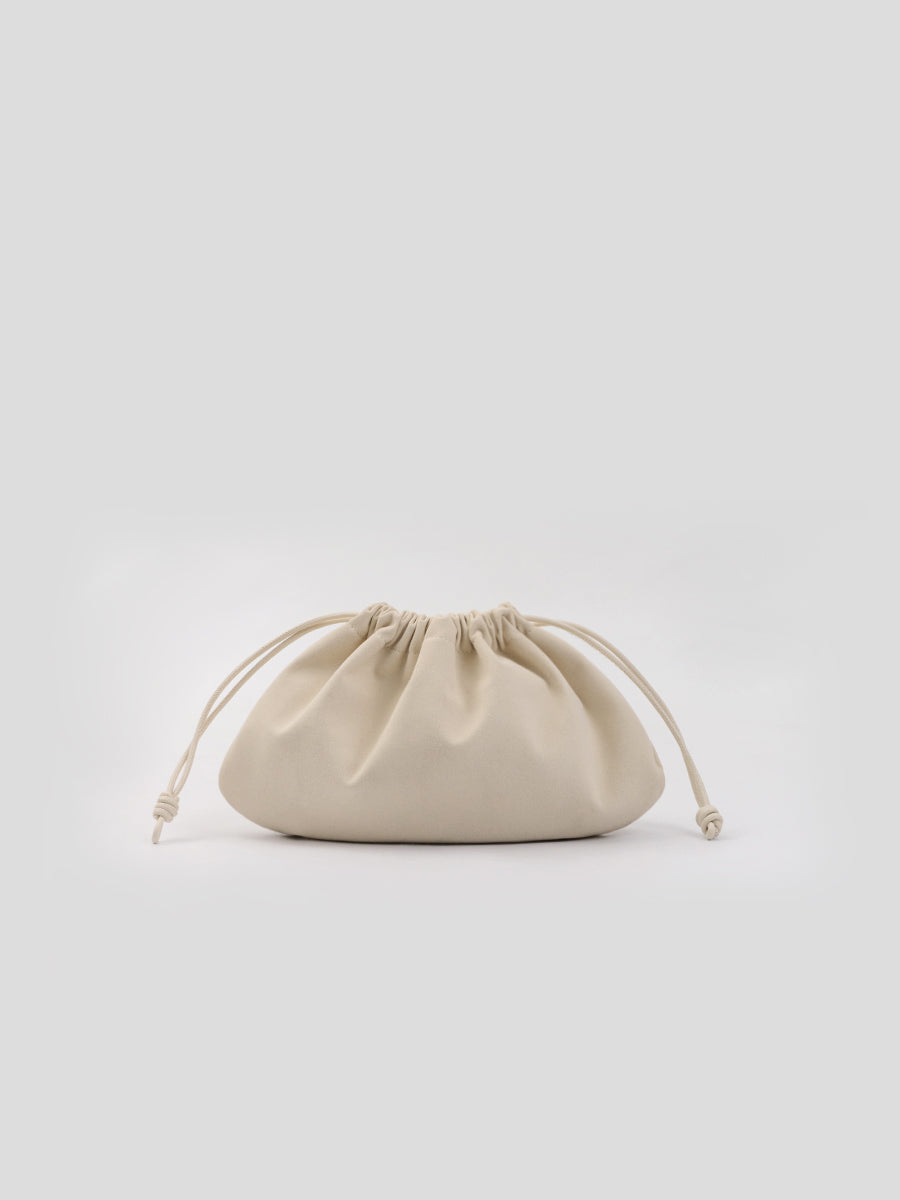 Cloud Hobo Shoulder Bag - White