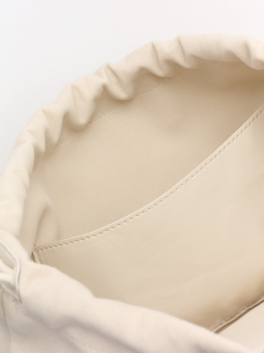 Cloud Hobo Shoulder Bag - White