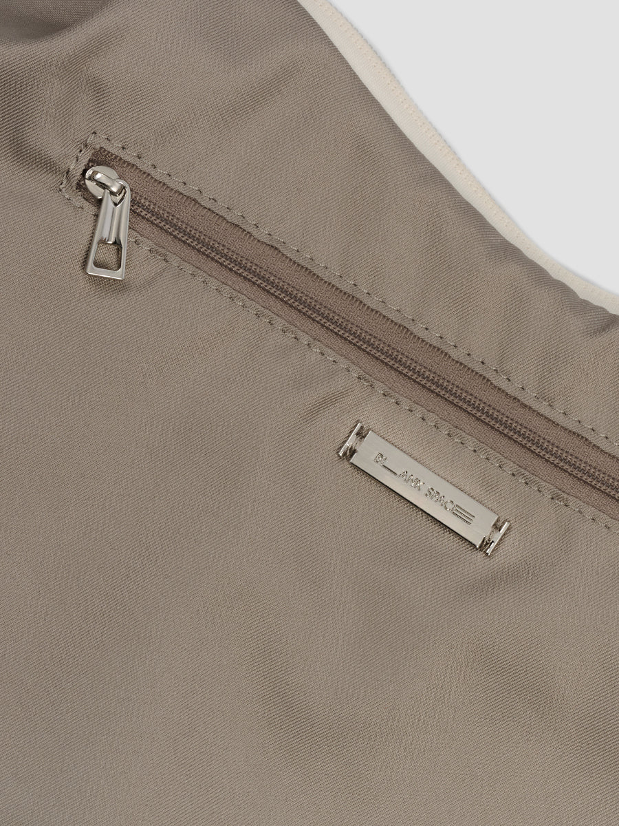 Abby Pleated Hobo Bag - White