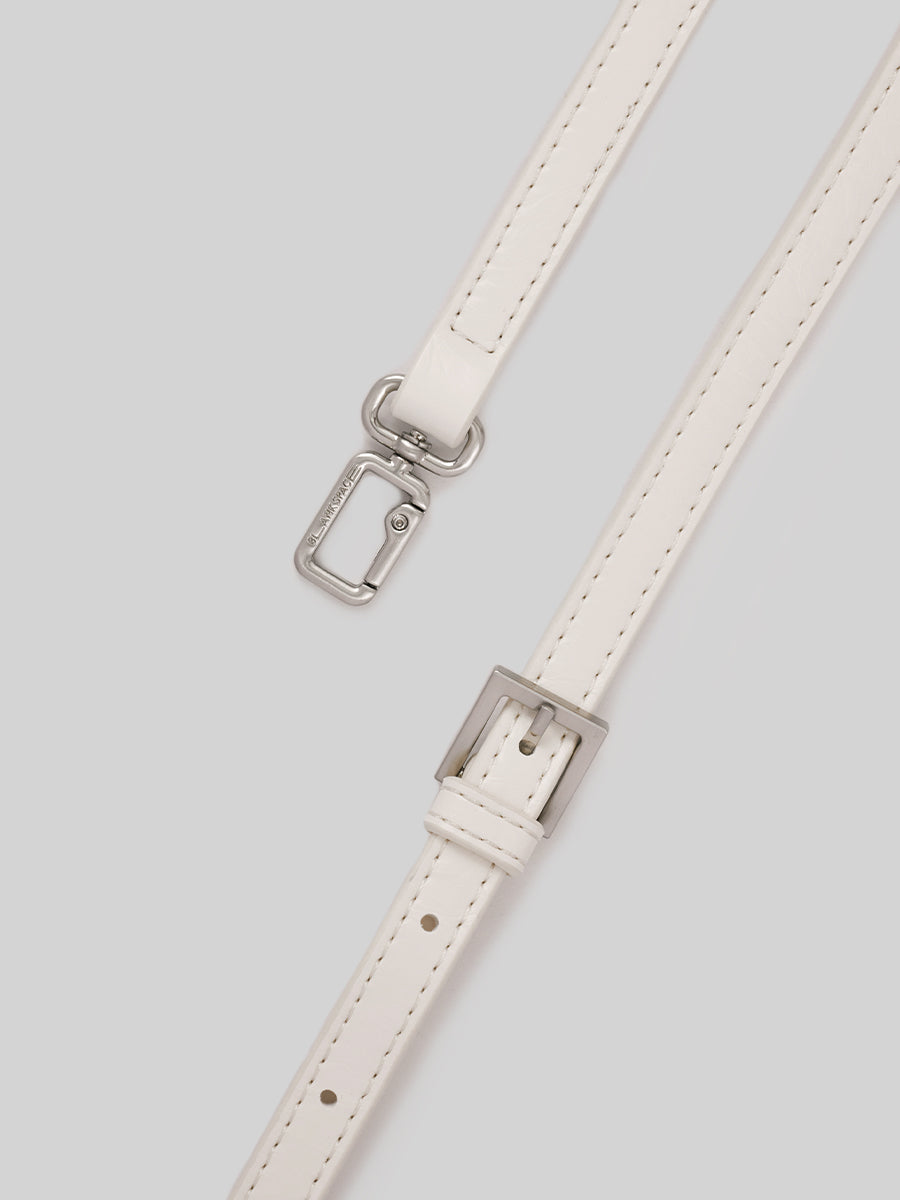 BLANK Ruffled Top-Handle Bag